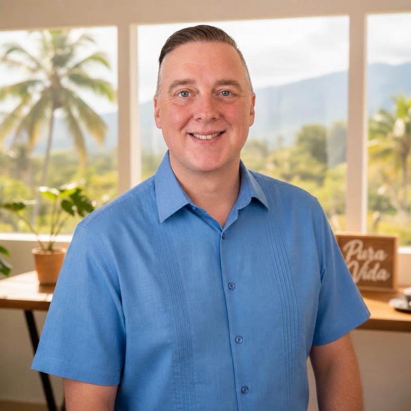 Tony Darrick Baker, photographed in Costa Rica.